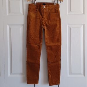 J Crew Womens 25 Corduroy Pants, Golden Brown, Slim Fit, Fair Trade